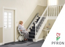 Dzięki dofinansowaniu ze środków PFRON osoby fizyczne mogą likwidować bariery architektoniczne i instalować krzesełka schodowe